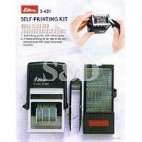 Shiny S-421 2-Colour Self-Printing Kit & Refill Ink Pad 双色组合式多用途日期字句印及补充印台