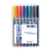 Staedtler Lumocolor Medium Non-Permanent Marker Set 中咀脱色投影笔套装