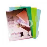 PVC Clear Book Index 活页资料簿四色胶索引