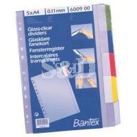 Bantex Plastic Colour Index Divider with Interchangeable Tabs 胶质可更换索引头颜色索引分类