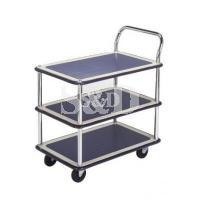 三层金属单手柄手推车 Triple Deck Single Handle Trolley