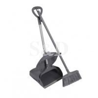 PLASTIC LOBBY DUST PAN WITH ANGLE BROOMS 塑料垃圾铲连扫把