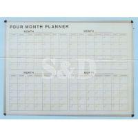 FOUR MONTH PLANNER 四个月份磁性白板