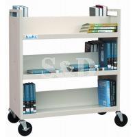 (巳停产) 3 Decker Double-sided Book Trolley 三层双面V型图书车