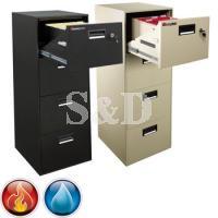 4-Drawer Fire-Safe File Cabinet 四层防火有锁文件柜