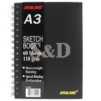 Sketch Book A3 60页优质线圈素描簿